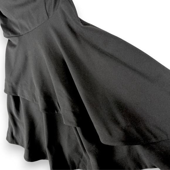 SPEECHLESS Fit & Flare Stretch Halter Dress Juniors Size 1 Black‎ - Picture 4 of 9